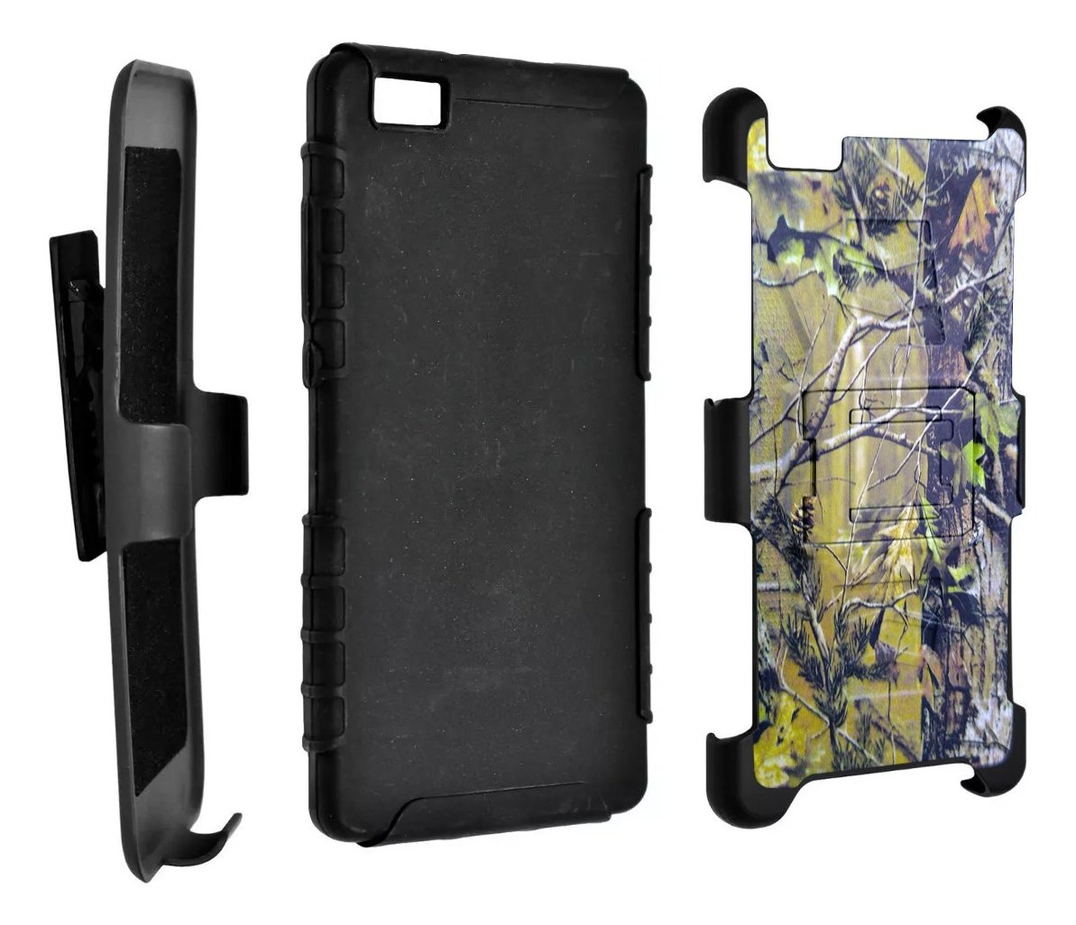 Funda Uso Rudo 3 En 1 Camuflage Para Huawei P8 Lite Ale L23