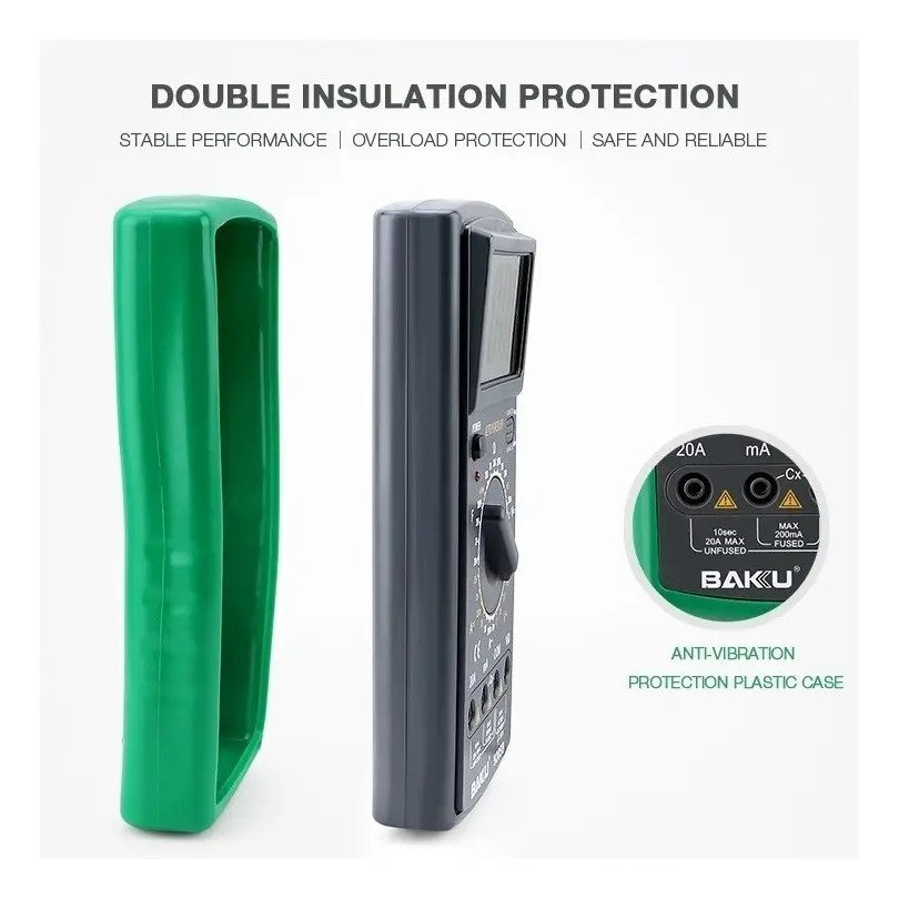 Multimetro Digital Profesional Electronica Baku 9205b 20amps