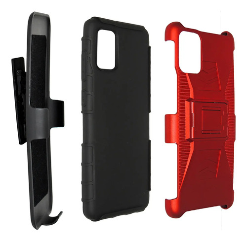 Funda Moss Uso Rudo 3 En 1 Colores Para Samsung Galaxy A31