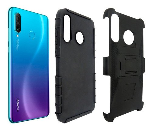Funda Uso Rudo 3 En 1 Huawei P30 Lite 