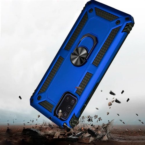 Imagen 7 de 9 de Funda Anillo Magnetica Moss Case Uso Rudo Para Samsung