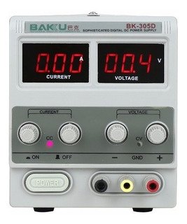 Fuente De Alimentacion Baku 305 D Potente 30 V / 5 Amps