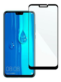 Mica Cristal Templado 9d 10d Bordes Negro Modelos Huawei