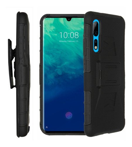Funda Uso Rudo 3 En 1 Zte Axon 10 Pro