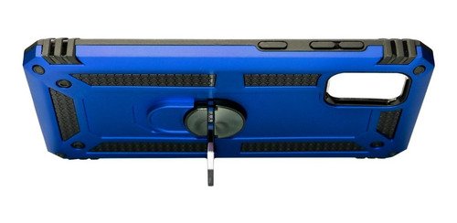 Imagen 3 de 9 de Funda Anillo Magnetica Moss Case Uso Rudo Para Samsung