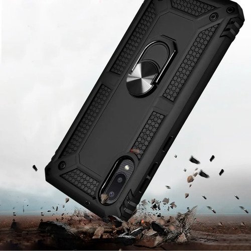 Imagen 5 de 7 de Funda Anillo Magnetica Case Uso Rudo Modelos Samsung Galaxy