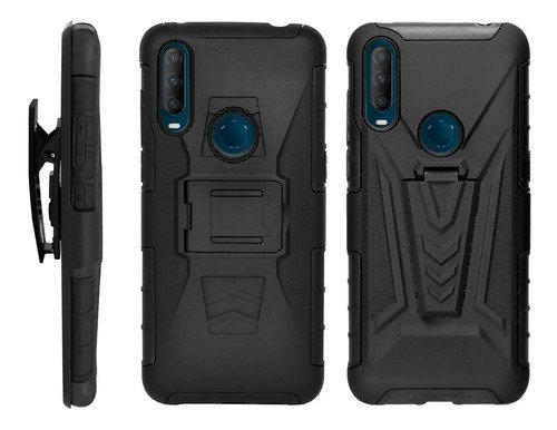 Funda Moss Uso Rudo 3 En 1 Para Alcatel 1s 2020 5028a 5007a
